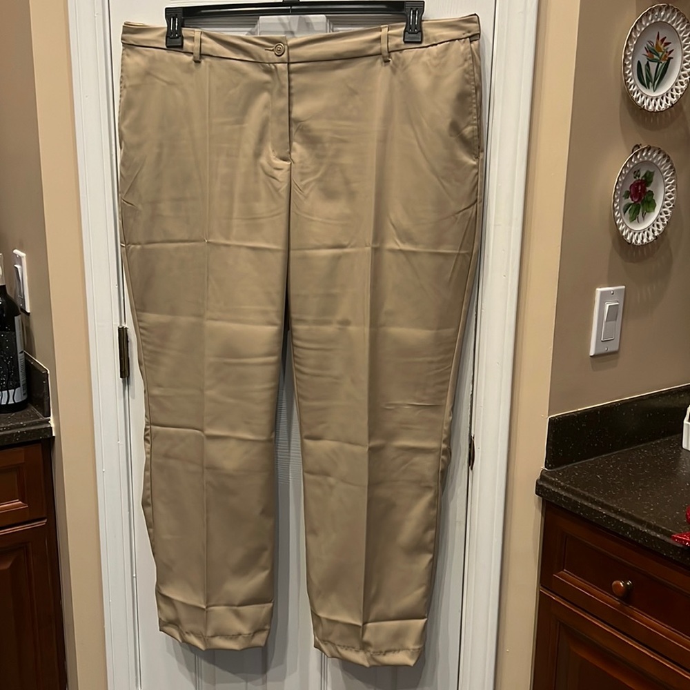 Lands End chinos with expandable waist.
